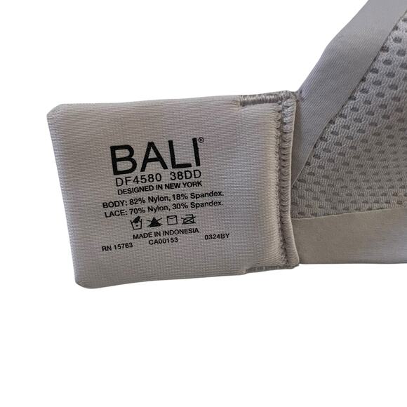 Bali Bra Womens Size 38DD Coolest Smoothing Underwire T-Shirt Bra DF4580 Purple - Picture 6 of 9